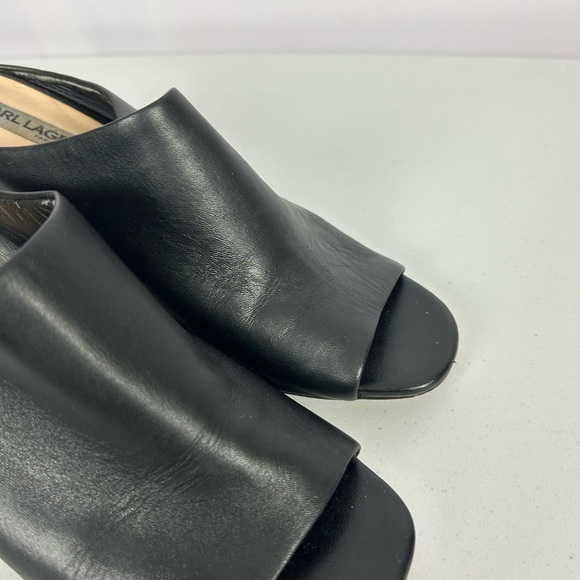 Karl Lagerfeld Paris Jensen Mule in Black Size 7.5 - Picture 3 of 12